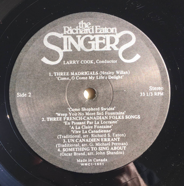 The Richard Eaton Singers - The Richard Eaton Singers (LP, Album) (Mint (M)) - Image 4