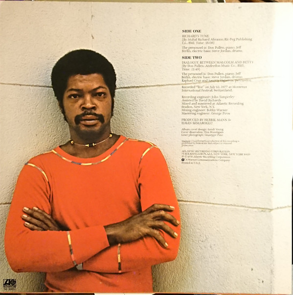 Don Pullen - Montreux Concert (LP, Album, Pre) (Very Good Plus (VG+)) - Image 2