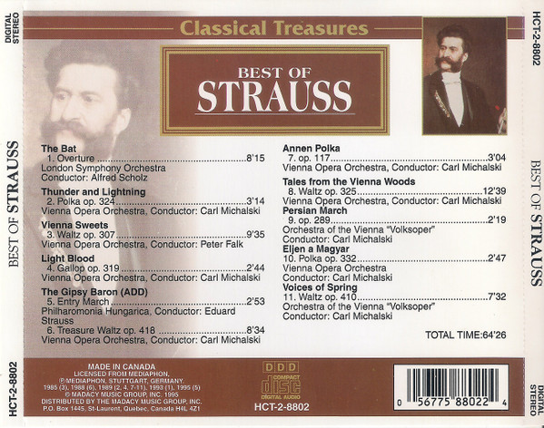 Various - Best Of Strauss (CD) (Near Mint (NM or M-)) - Image 2