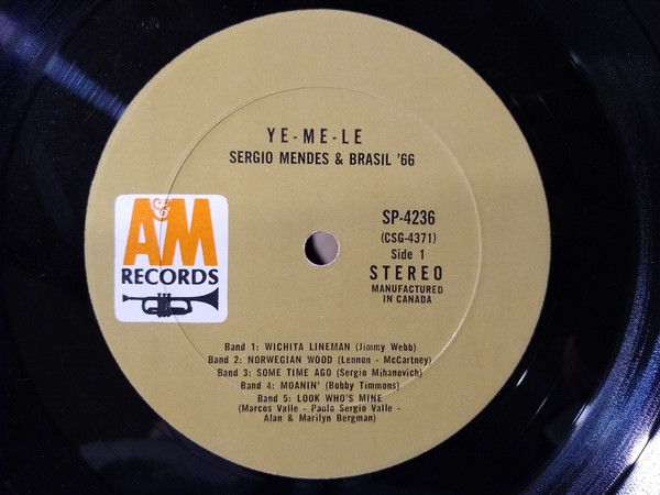 Sérgio Mendes & Brasil '66 - Ye-Me-Le (LP, Album) (Very Good Plus (VG+))