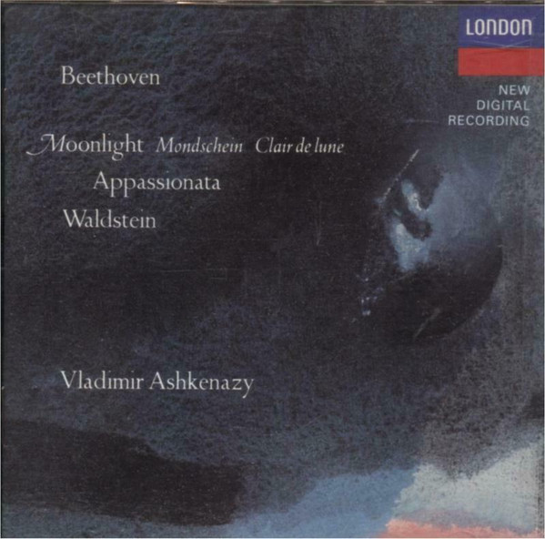 Beethoven*, Vladimir Ashkenazy - Moonlight = Mondschein = Clair De Lune · Appassionata · Waldstein (CD) (Near Mint (NM or M-))