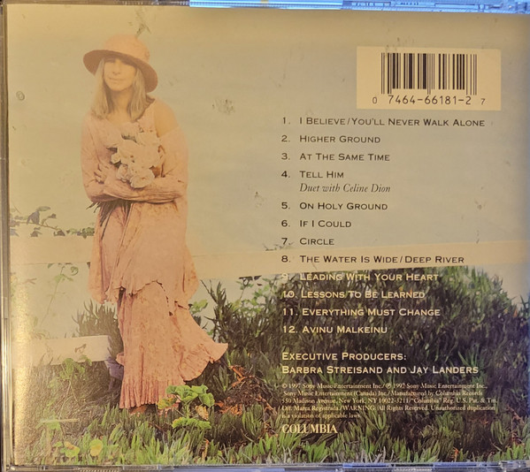 Barbra Streisand - Higher Ground (CD, Album) (Mint (M)) - Image 2