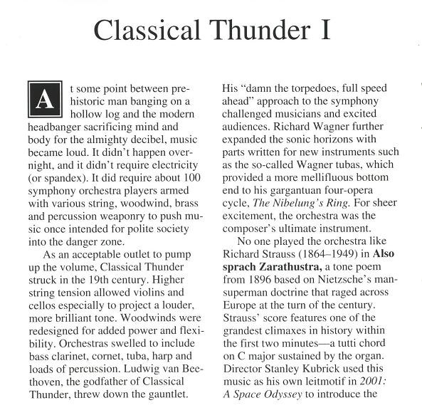 Various - Classical Thunder I (CD, Comp) (Near Mint (NM or M-)) - Image 5