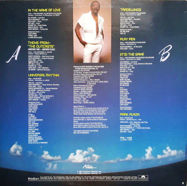 Ralph MacDonald - Universal Rhythm (LP, Album) (Near Mint (NM or M-)) - Image 2