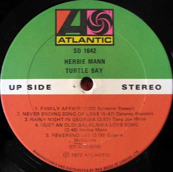 Herbie Mann - Turtle Bay (LP, Album) (Very Good Plus (VG+)) - Image 3