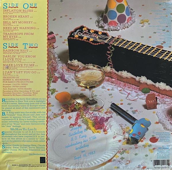 B.B. King - Blues 'N' Jazz (LP, Album, Pin) (Very Good Plus (VG+)) - Image 2