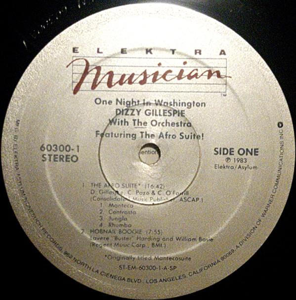 Dizzy Gillespie With The Orchestra (4) - One Night In Washington (LP, Album) (Near Mint (NM or M-)) - Image 5