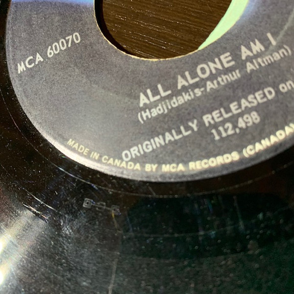Brenda Lee - I'm Sorry / All Alone Am I (7", Single, RE) (Very Good Plus (VG+)) - Image 3