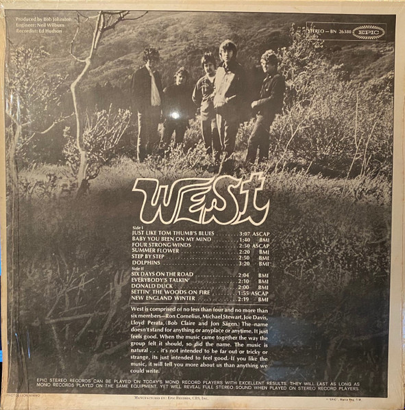 West (11) - West (LP, Album) (Very Good (VG)) - Image 2