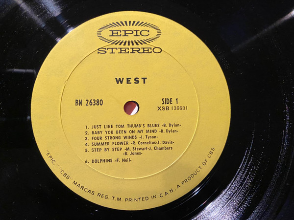 West (11) - West (LP, Album) (Very Good (VG)) - Image 4