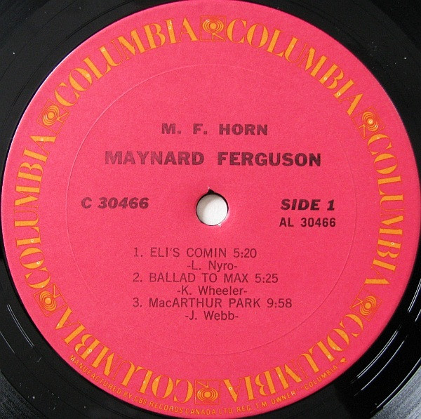 Maynard Ferguson - M.F. Horn (LP, Album, RE) (Very Good Plus (VG+)) - Image 3