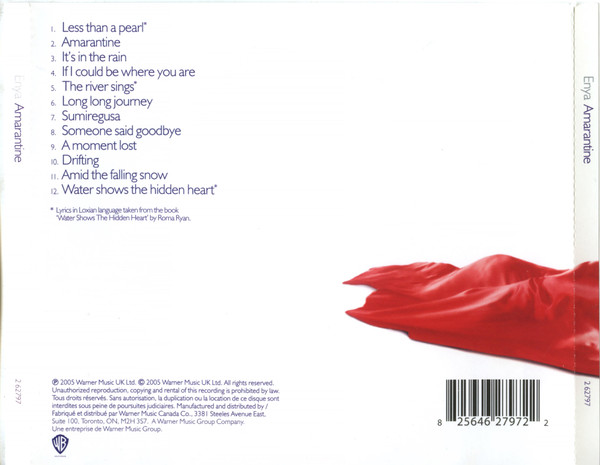 Enya - Amarantine (CD, Album) (Near Mint (NM or M-)) - Image 2