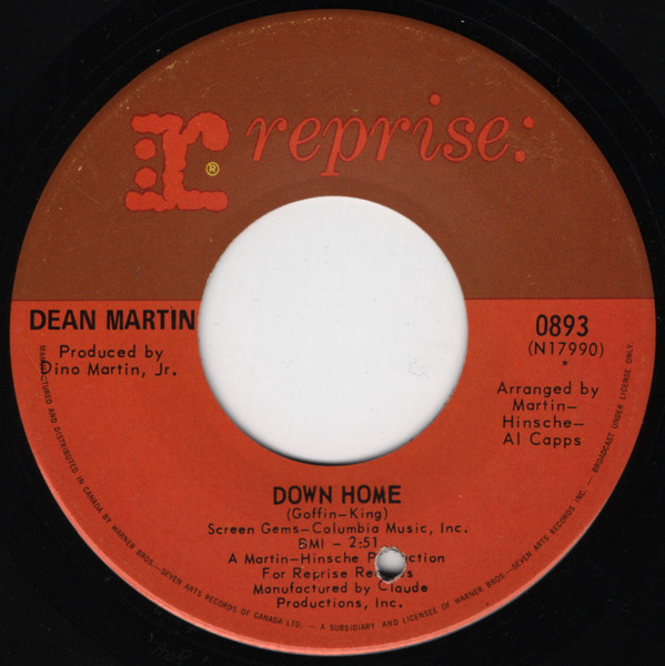 Dean Martin - Come On Down (7", Single) (Very Good Plus (VG+)) - Image 2
