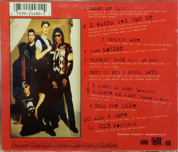 Color Me Badd - Young, Gifted And Badd - The Remixes (CD, Album) (Near Mint (NM or M-)) - Image 2