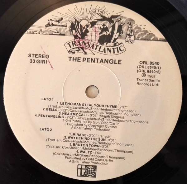 Pentangle - The Pentangle (LP, Album, RE) (Mint (M)) - Image 3