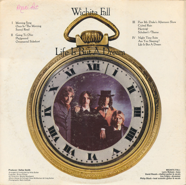 Wichita Fall - Life Is But A Dream (LP, Album, Gat) (Good Plus (G+)) - Image 4