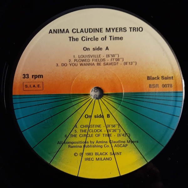 Amina Claudine Myers Trio - The Circle Of Time (LP, Album) (Near Mint (NM or M-)) - Image 4