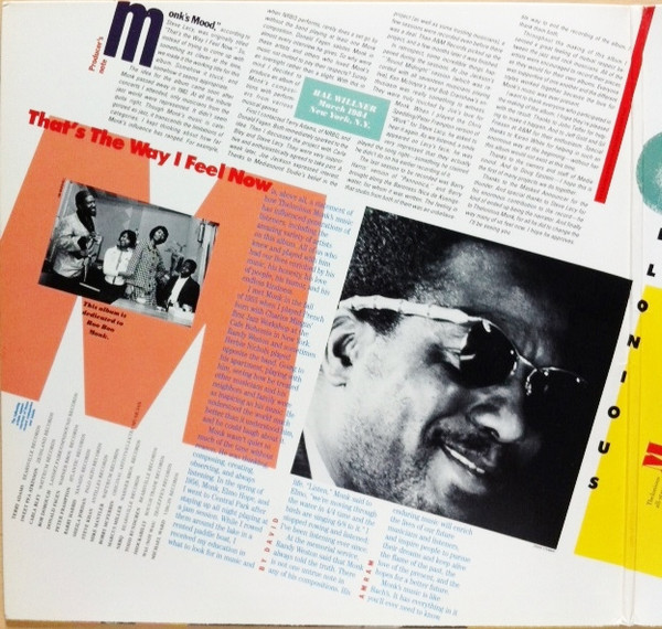 Various - That's The Way I Feel Now - A Tribute To Thelonious Monk (2xLP, Album) (Near Mint (NM or M-)) - Image 2