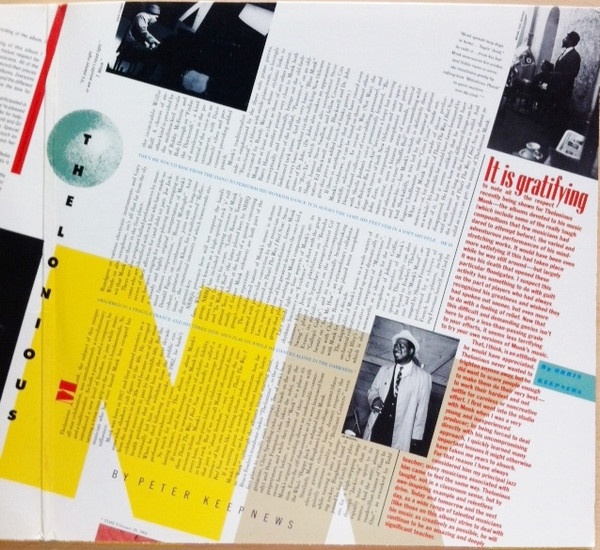 Various - That's The Way I Feel Now - A Tribute To Thelonious Monk (2xLP, Album) (Near Mint (NM or M-)) - Image 3