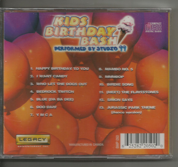 Studio 99 - Kids Birthday Bash (CD) (Mint (M)) - Image 2