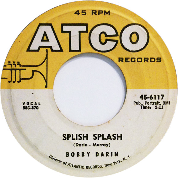 Bobby Darin - Splish Splash (7", Single) (Very Good Plus (VG+))