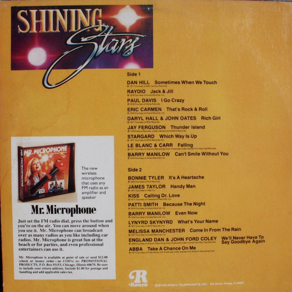 Various - Shining Stars (LP, Comp) (Mint (M)) - Image 2