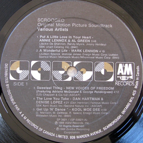 Various - Scrooged - Original Motion Picture Soundtrack (LP) (Mint (M)) - Image 4