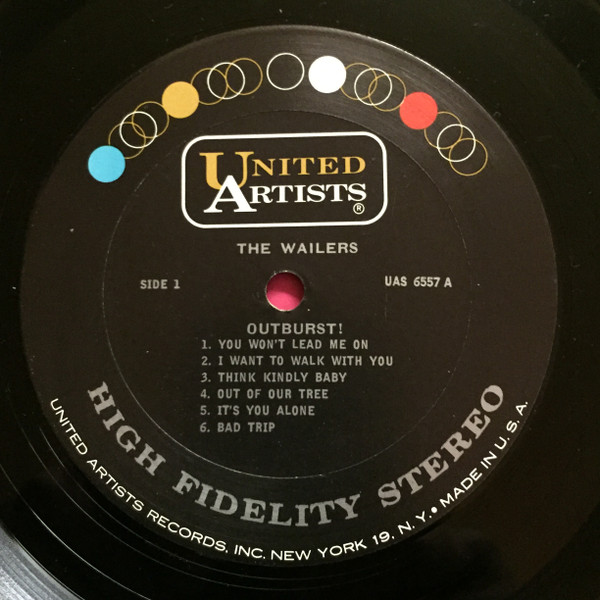 The Wailers (2) - Outburst! (LP, Album) (Very Good (VG)) - Image 5