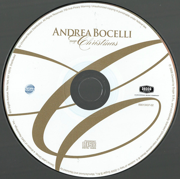 Andrea Bocelli - My Christmas (CD, Album) (Near Mint (NM or M-)) - Image 4