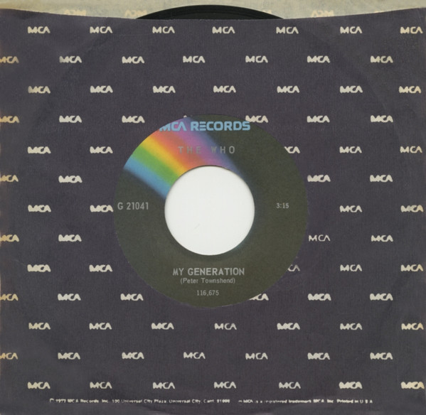 The Who - My Generation (7", Single, RE) (Very Good Plus (VG+))