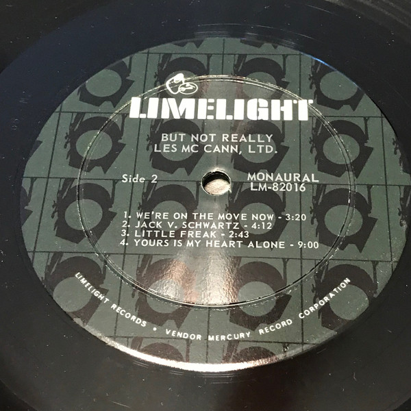 Les McCann Ltd. - But Not Really (LP, Mono, Gat) (Very Good Plus (VG+)) - Image 3