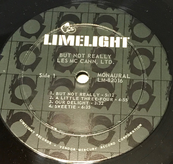 Les McCann Ltd. - But Not Really (LP, Mono, Gat) (Very Good Plus (VG+)) - Image 4