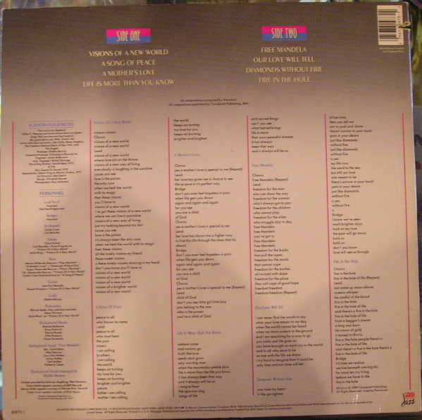 Hannibal Marvin Peterson - Visions Of A New World (LP, Album) (Near Mint (NM or M-)) - Image 2
