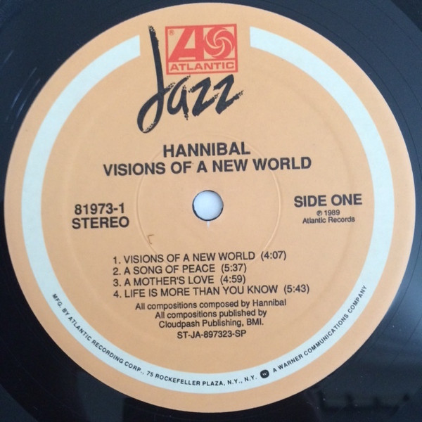 Hannibal Marvin Peterson - Visions Of A New World (LP, Album) (Near Mint (NM or M-)) - Image 3