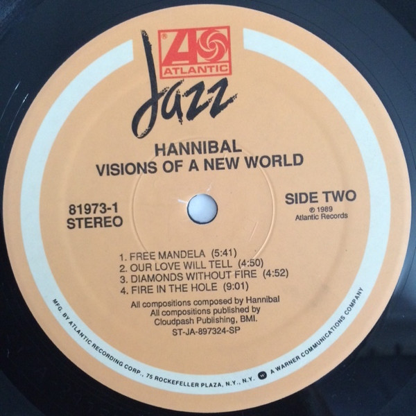 Hannibal Marvin Peterson - Visions Of A New World (LP, Album) (Near Mint (NM or M-)) - Image 4