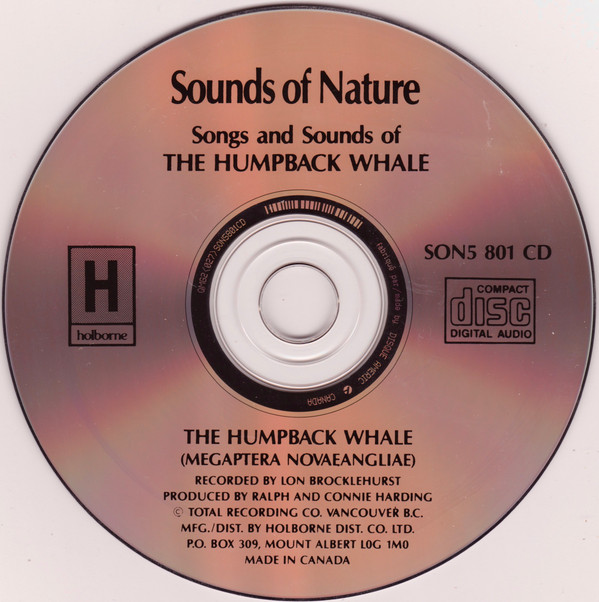 No Artist - Songs And Sounds Of The Humpback Whale (CD, Album) (Near Mint (NM or M-)) - Image 3