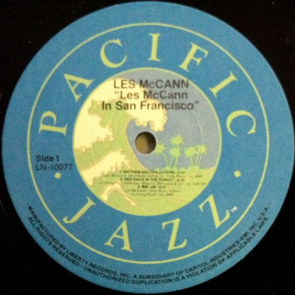 Les McCann - Les McCann In San Francisco (LP, Album, RE) (Very Good Plus (VG+)) - Image 3