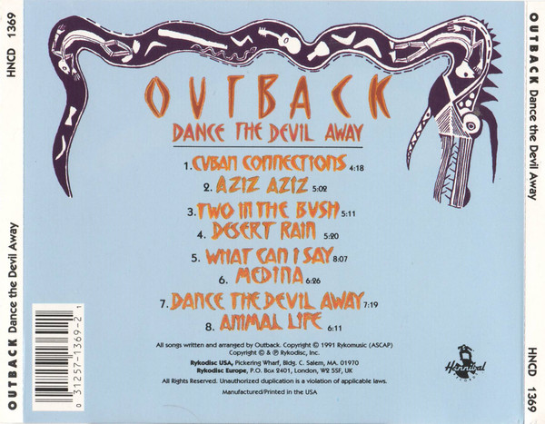 Outback (3) - Dance The Devil Away (CD, Album) (Near Mint (NM or M-)) - Image 2