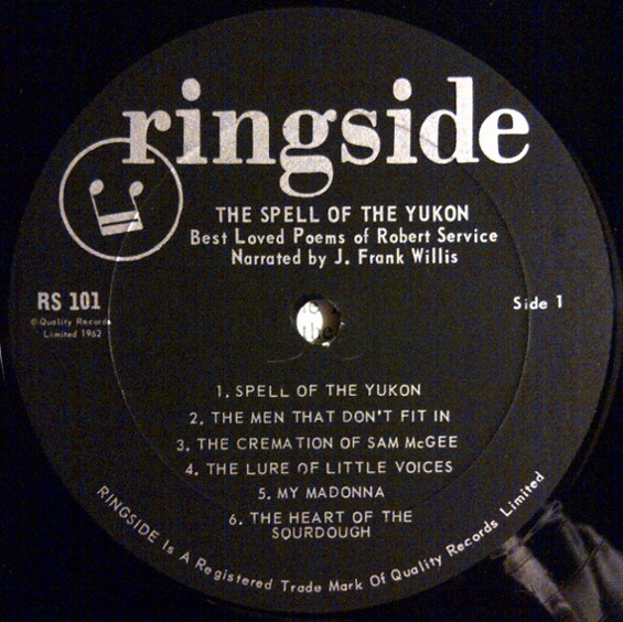 Robert Service, J. Frank Willis - The Spell Of The Yukon (LP) (Mint (M)) - Image 3