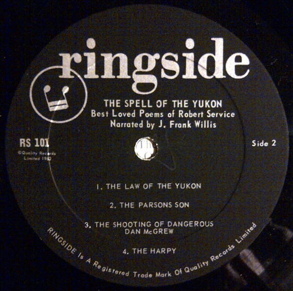 Robert Service, J. Frank Willis - The Spell Of The Yukon (LP) (Mint (M)) - Image 4