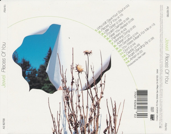 Jewel - Pieces Of You (CD, Album, Club, RE) (Mint (M)) - Image 2