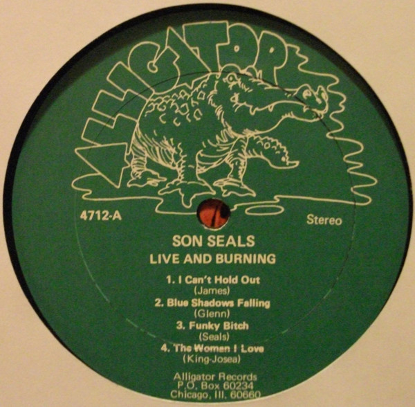 Son Seals - Live And Burning (LP, Album, RE) (Near Mint (NM or M-)) - Image 3