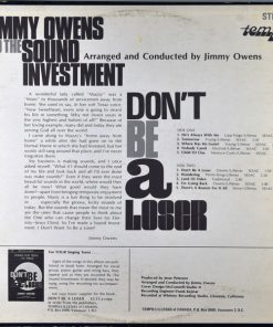 Alternative view of Jimmy Owens (2) And The Sound Investment - Don't Be A Loser (LP, Album) (Very Good Plus (VG+))