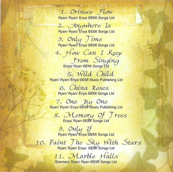The Stars At Studio 99* - Enya: Only Time (CD, Album) (Near Mint (NM or M-)) - Image 5