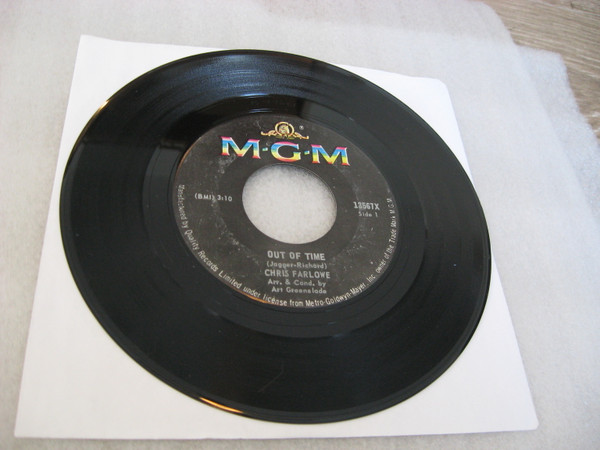 Chris Farlowe - Out Of Time (7", Single) (Near Mint (NM or M-))