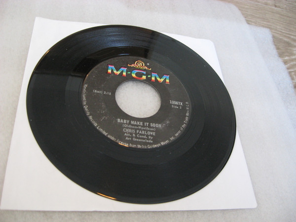 Chris Farlowe - Out Of Time (7", Single) (Near Mint (NM or M-)) - Image 2