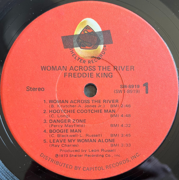 Freddie King - Woman Across The River (LP, Album, Jac) (Very Good Plus (VG+)) - Image 3