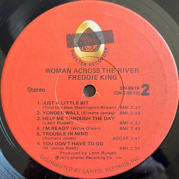 Freddie King - Woman Across The River (LP, Album, Jac) (Very Good Plus (VG+)) - Image 4