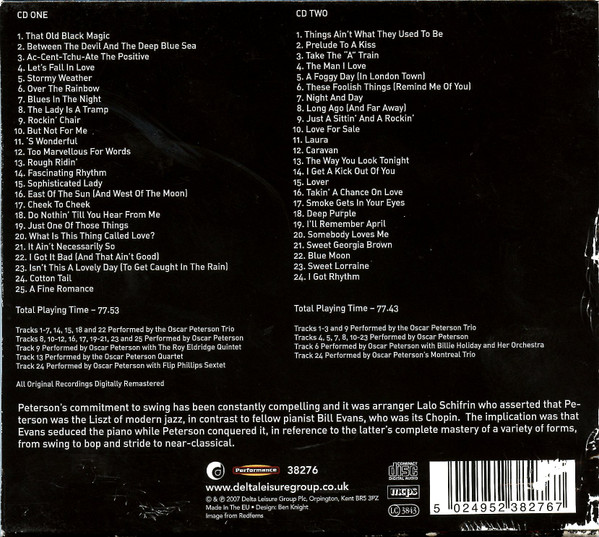 Oscar Peterson - Oscar Peterson (2xCD, Comp, RM) (Near Mint (NM or M-)) - Image 2