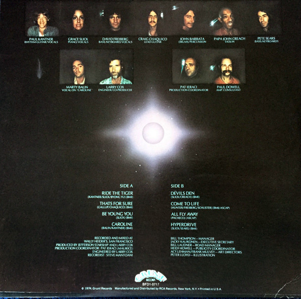 Jefferson Starship - Dragon Fly (LP, Album, Quad) (Mint (M)) - Image 2